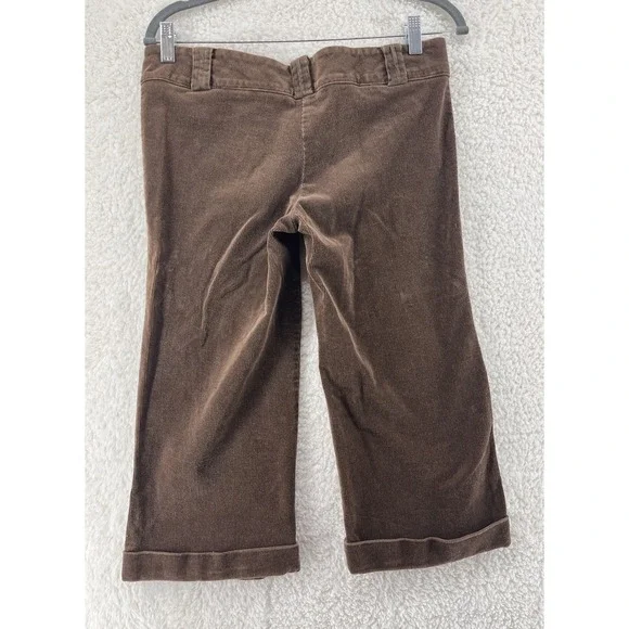 VTG Size Small Wide Leg Crop Capri Corduroy Pants Y2K Skater Grunge - Picture 7 of 7